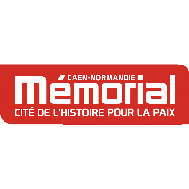 Logo rouge du mémorial de Caen
